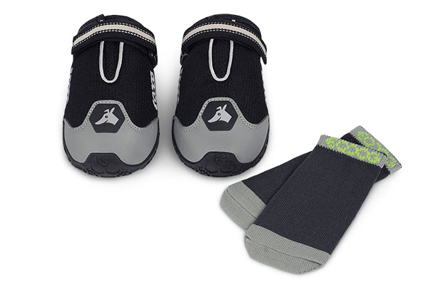 EQDOG® 4Season Dog shoes - Zwart/grijs - div. maten