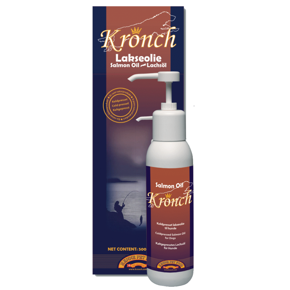 Lakse Kronch zalmolie - hond