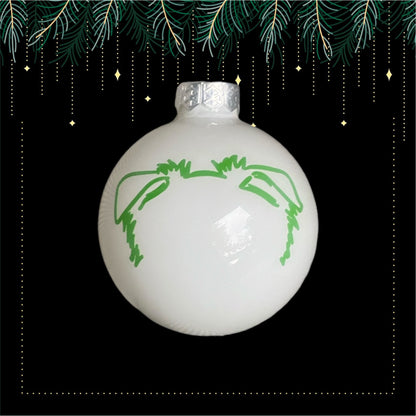 Kerstbal met oren hondenras