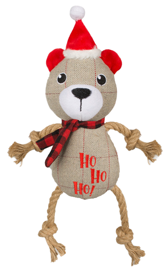 Kerstknuffel met touw - Rendier