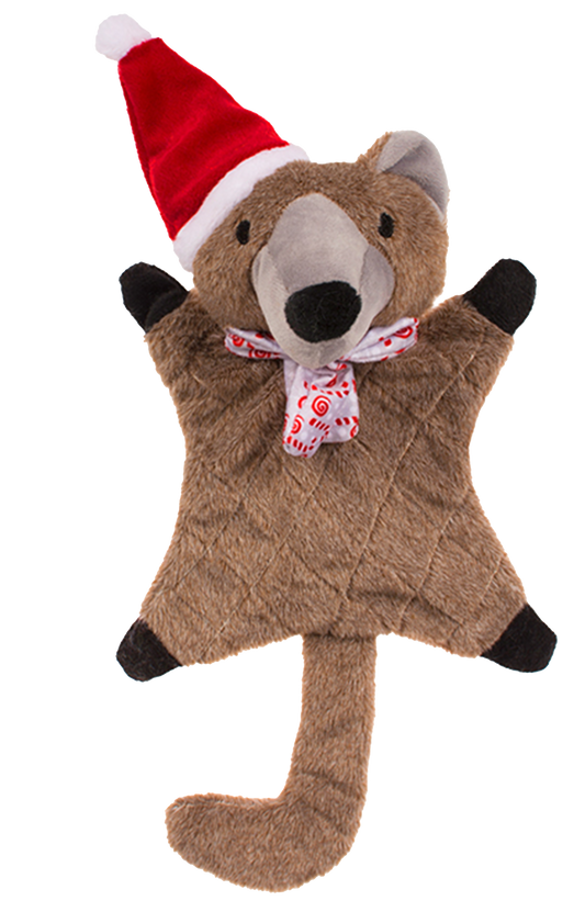 Vierkante Kerstknuffel - Wasbeer