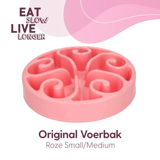 Eat Slow, Live Longer - anti schrok voerbak Original