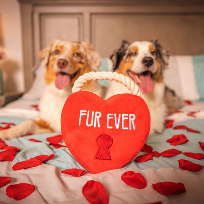 Lulubelles Power Plush Fur Ever Lock Heart