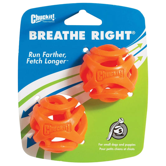 Chuckit! Breathe Right Fetch Ball - 2 pack