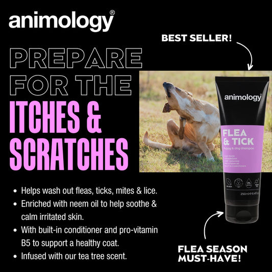 Animology - Flea & Tick Dog Shampoo 250ml