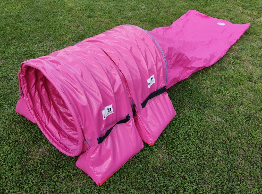 Tunnel met zak (slurf) "Fun&Slip" set 3 meter - Ø 60 cm