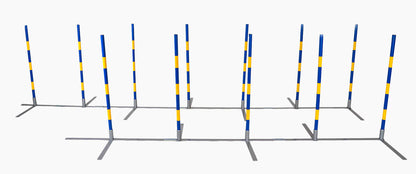 Agility Slalom "2by2 Flex"