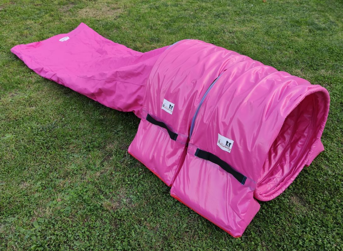 Tunnel met zak (slurf) "Fun&Slip" set 3 meter - Ø 60 cm