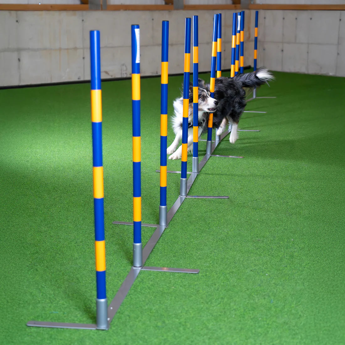 Agility Slalom paal met schroefdraad - per stuk