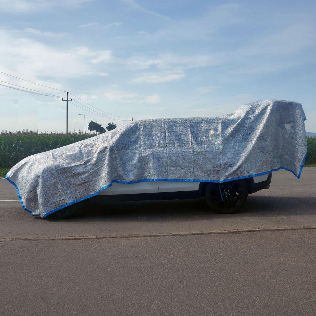 Aluminium Zonwerend Schaduwdoek 85% UW-werend - diverse maten