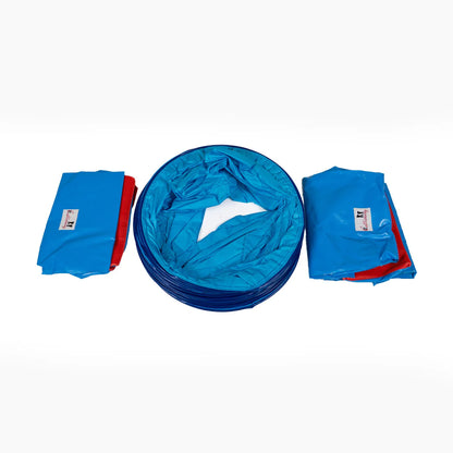 Tunnel met zak (slurf) "Fun&Slip" set 3 meter - Ø 60 cm