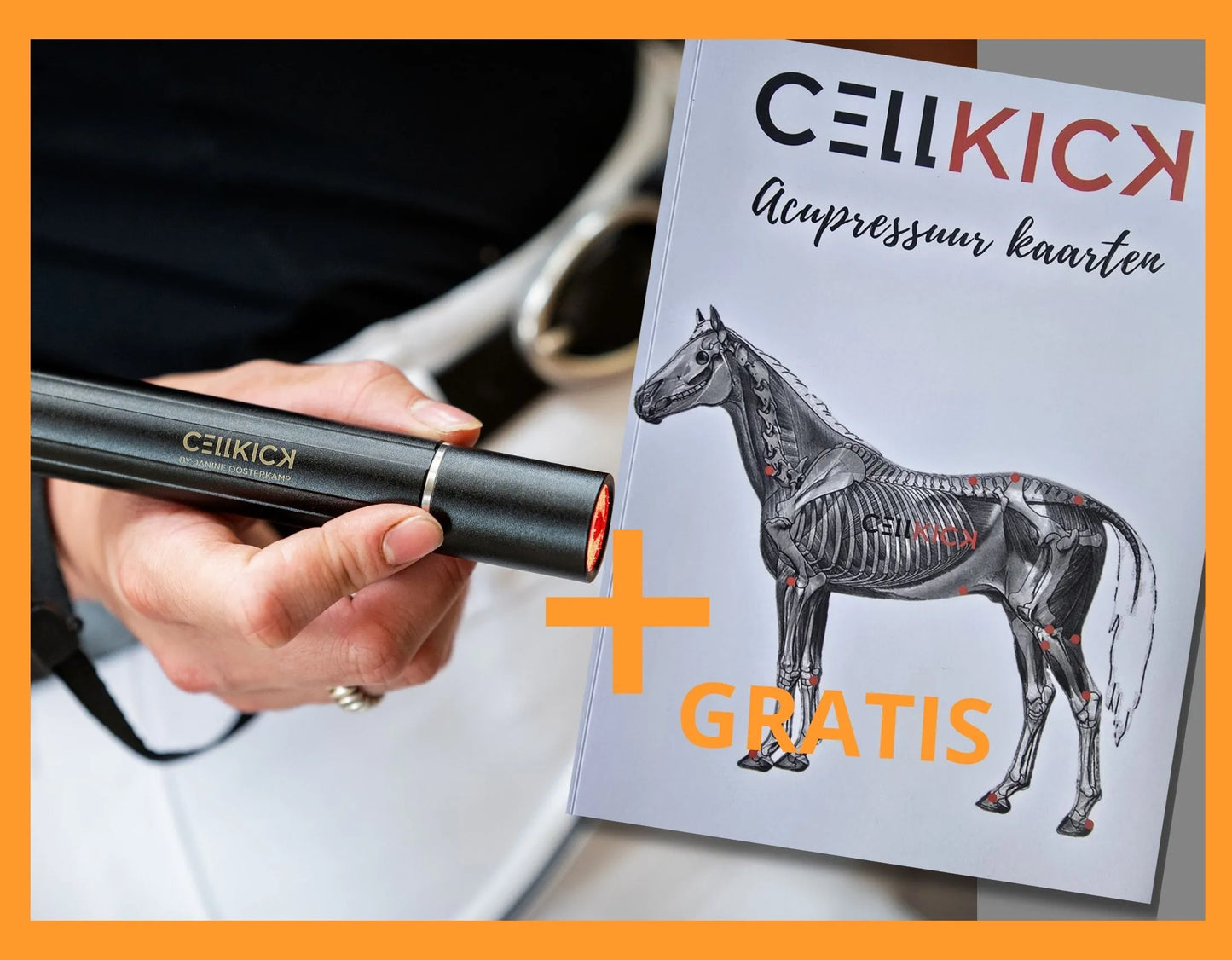 CellKick - Handheld Core + GRATIS Acupressuurkaarten boek