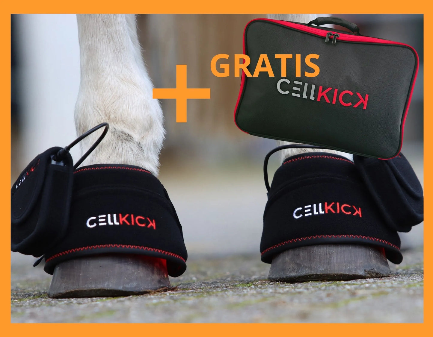CellKick - Hoefpad set + GRATIS OPBERGTAS S