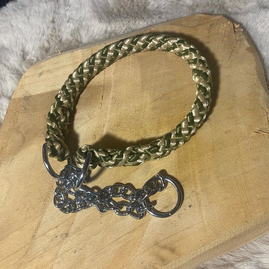 PPM halsband met half-check ketting