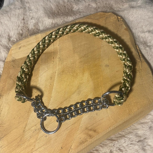 PPM halsband met half-check ketting