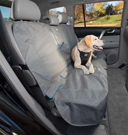 Kurgo® Heather Bench Seat Cover - Grey/Coastal Blue