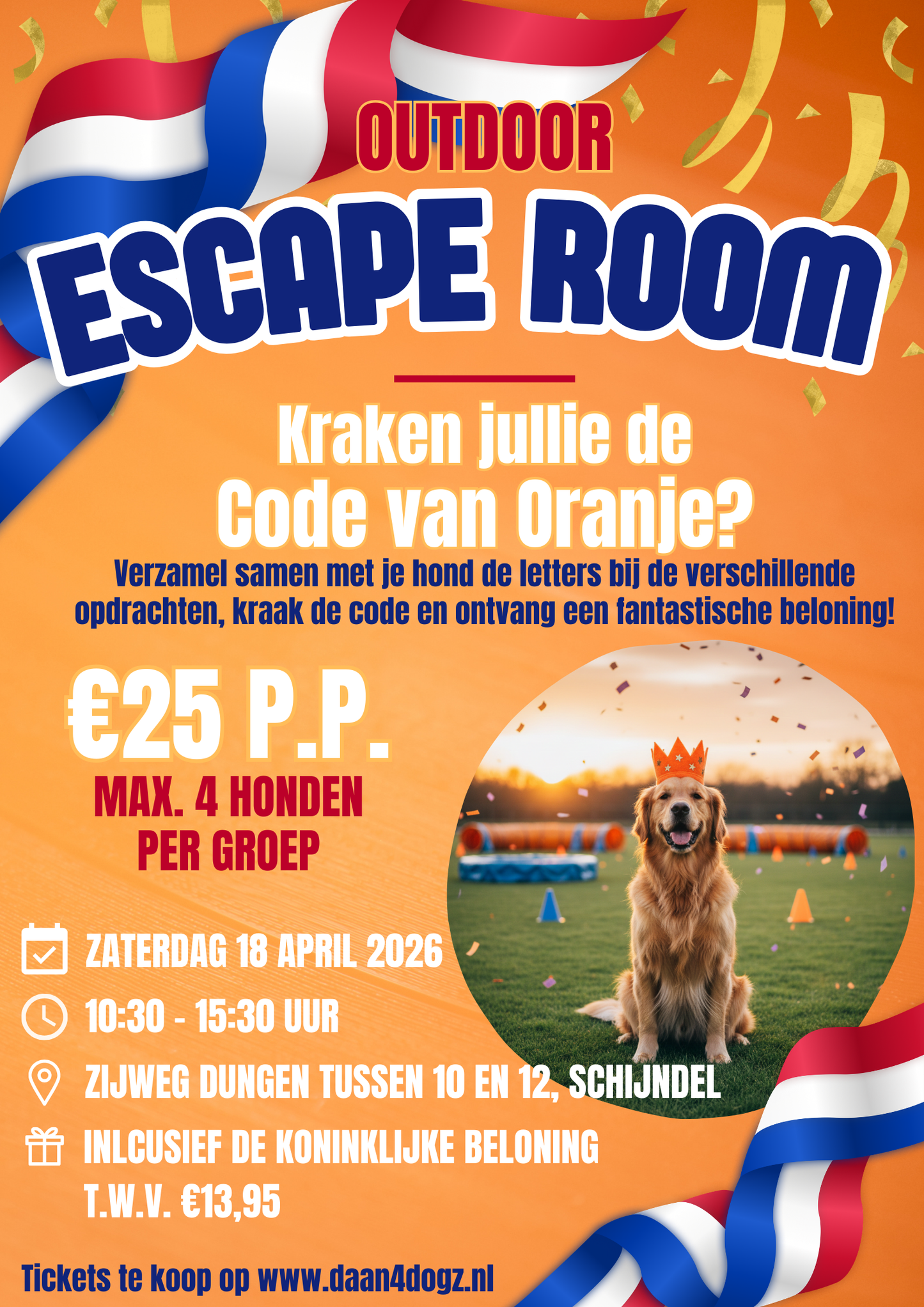 Outdoor Escape Room: de Koningsdag-editie!