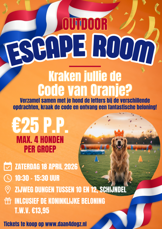 Outdoor Escape Room: de Koningsdag-editie!