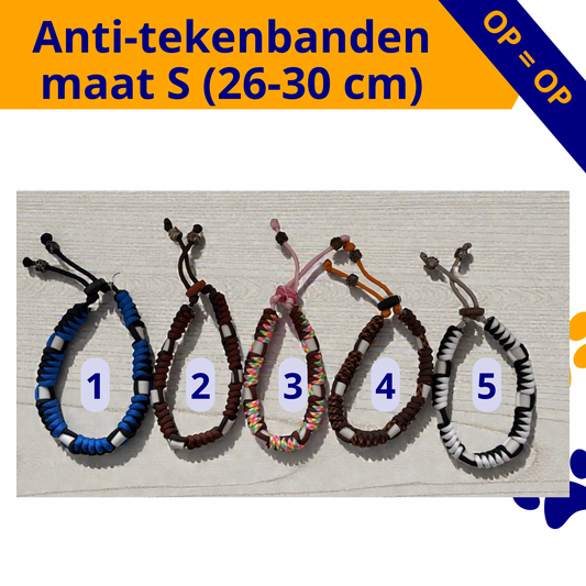 Anti-tekenhalsband maat S 26-30 cm