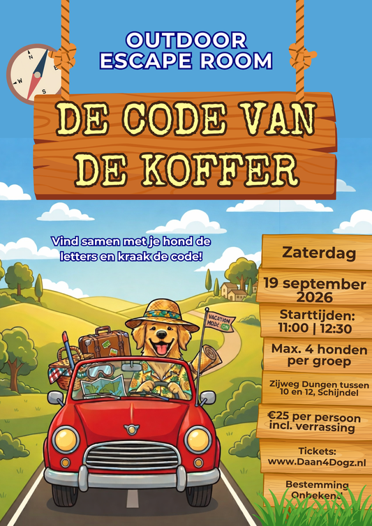 Outdoor Escape Room: De Code van de Koffer op 19 SEPTEMBER