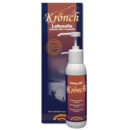 Lakse Kronch zalmolie - hond