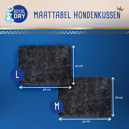 Royal Dry - Kussen voor Honden div. maten
