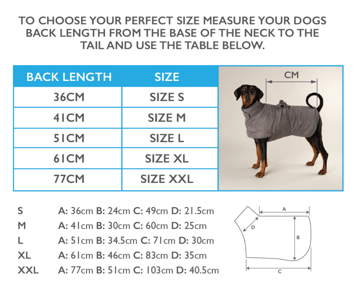Expedition Deluxe Noodle drying coat diverse maten - Scruffs