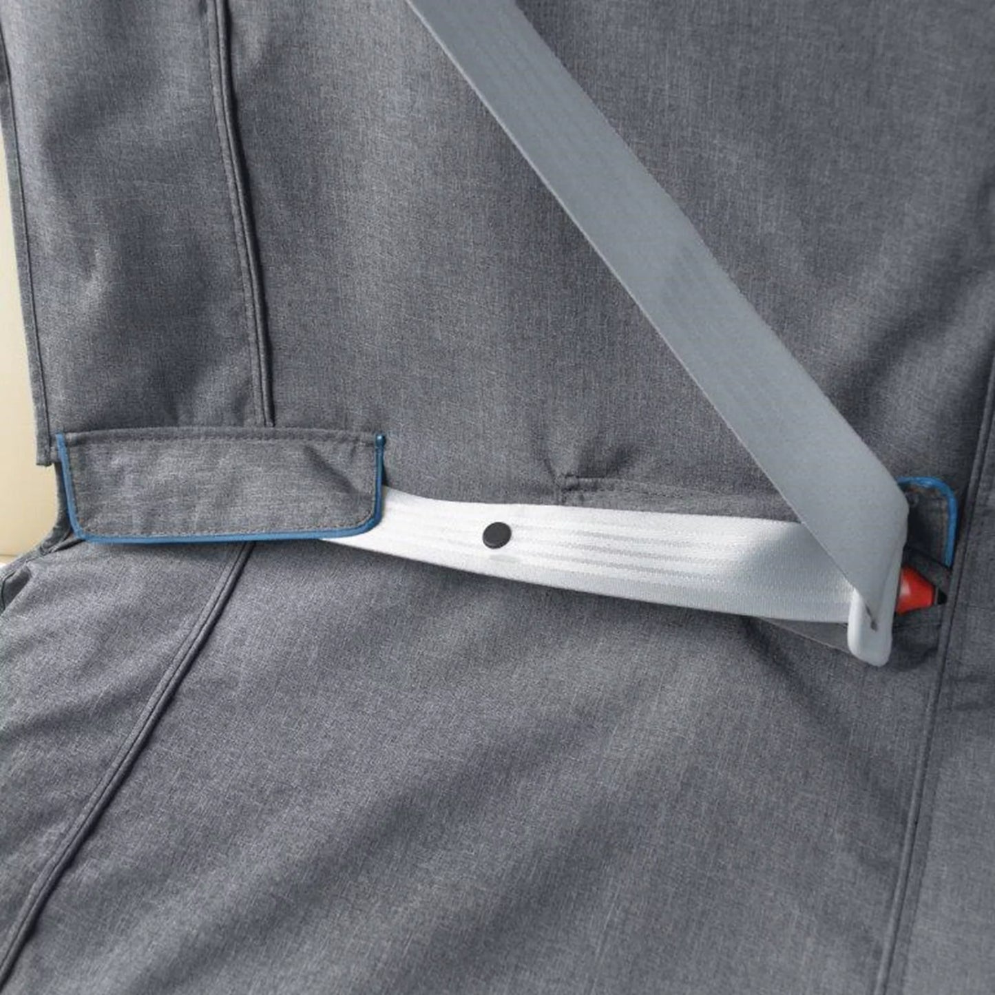 Kurgo® Heather Bench Seat Cover - Grey/Coastal Blue