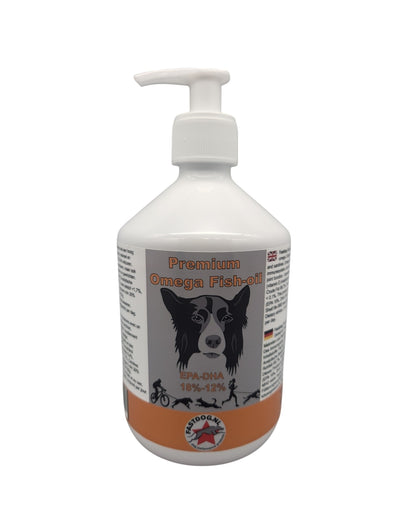 Fastdog Premium Omega Fish-oil - 500 ml