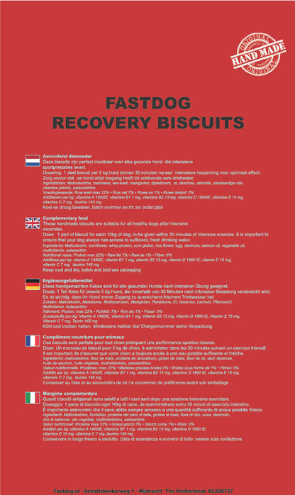Fastdog Dog Recovery Biscuits - 500 gram
